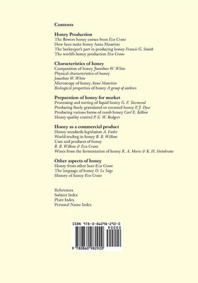 Honey: A comprehensive survey by Eva Crane